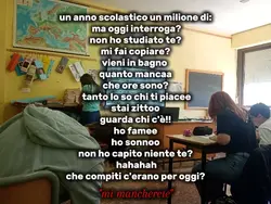 un anno scolastico 