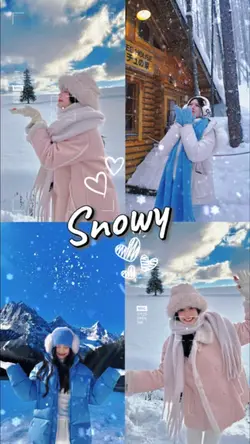 Snowy aesthetic