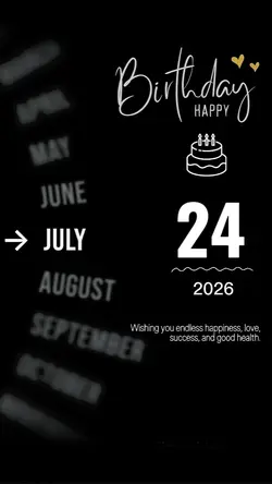 hbd 24 july 2026