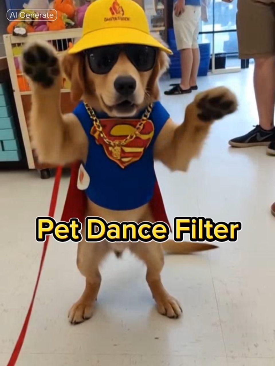 Filtro De Dança Animal De Estimação
