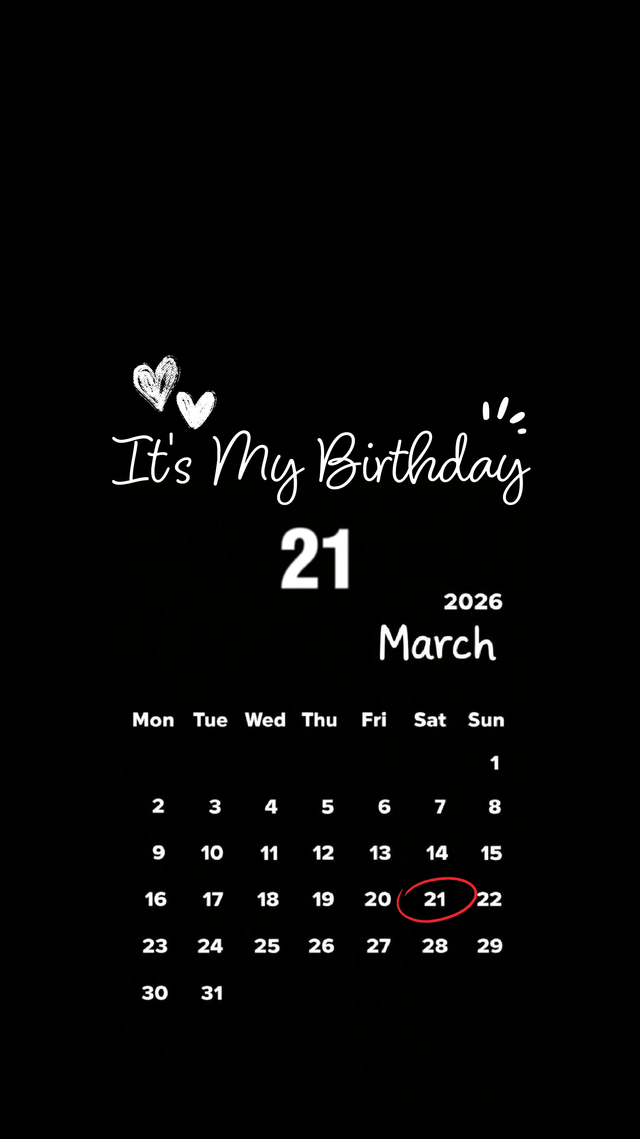 HBD 21 DE MARZO