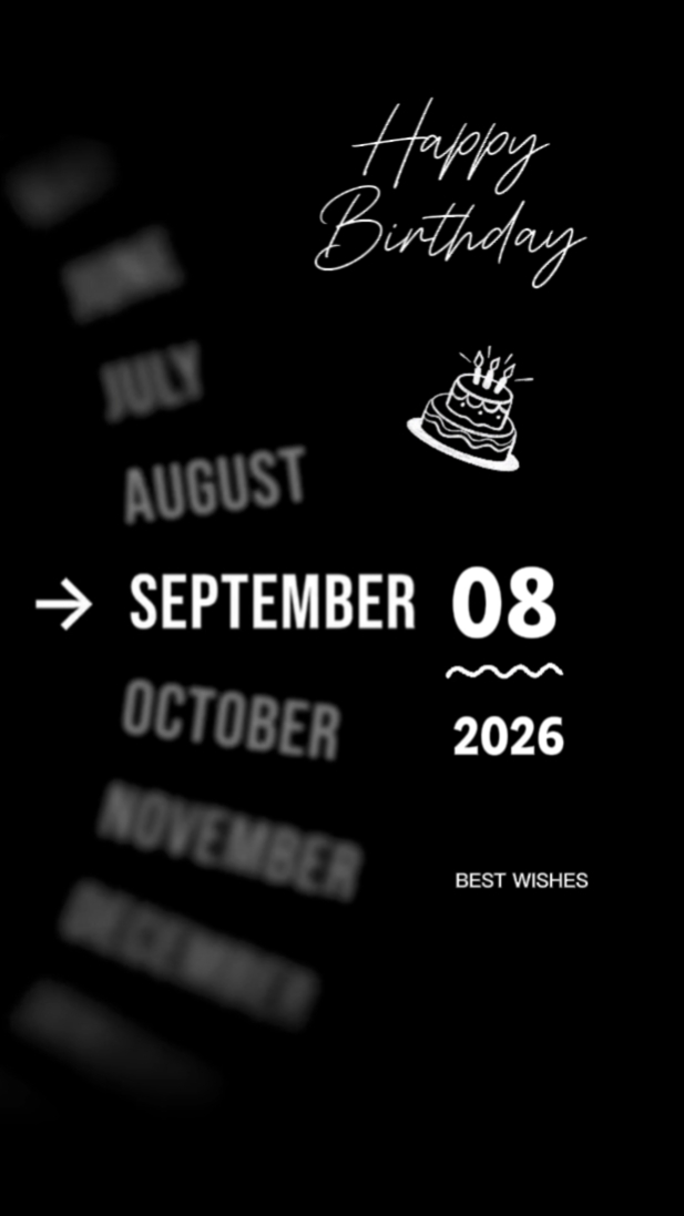 Birthday 8 September