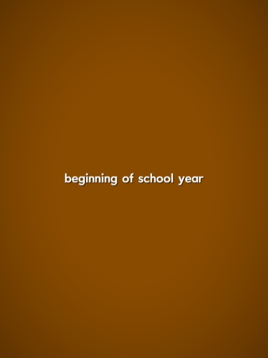 end of school year 