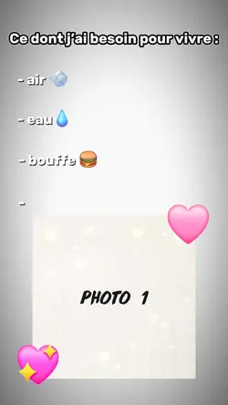 Ce dont j’ai besoin 