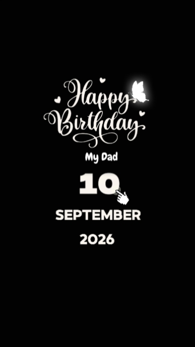 HBD Dad 10 September