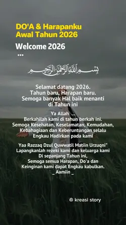 Doa Awal Tahun 2026