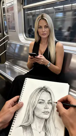 Pencil portrait