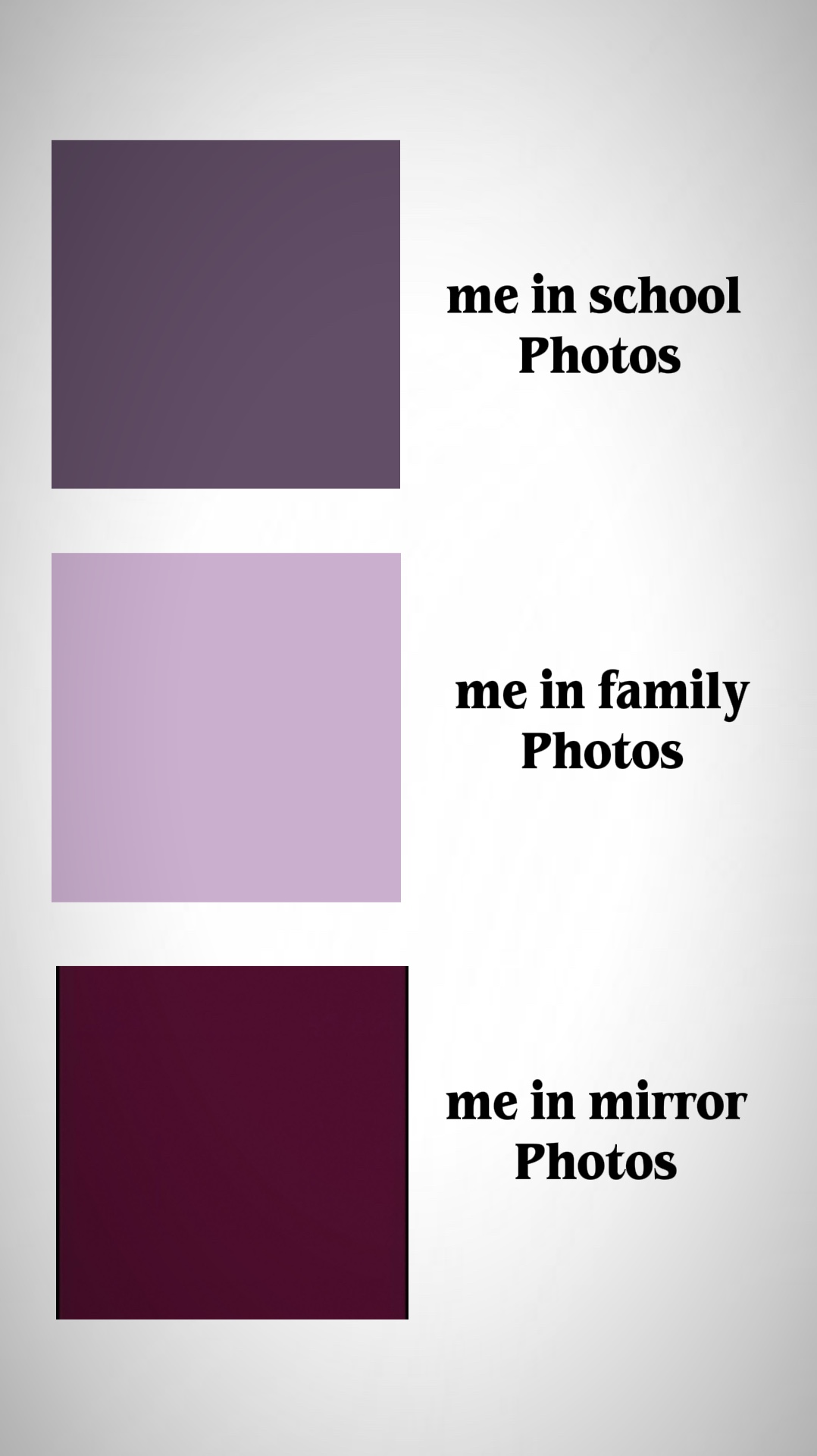 Ich auf Familienfotos 