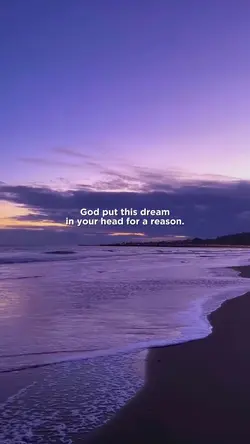 God put this dream