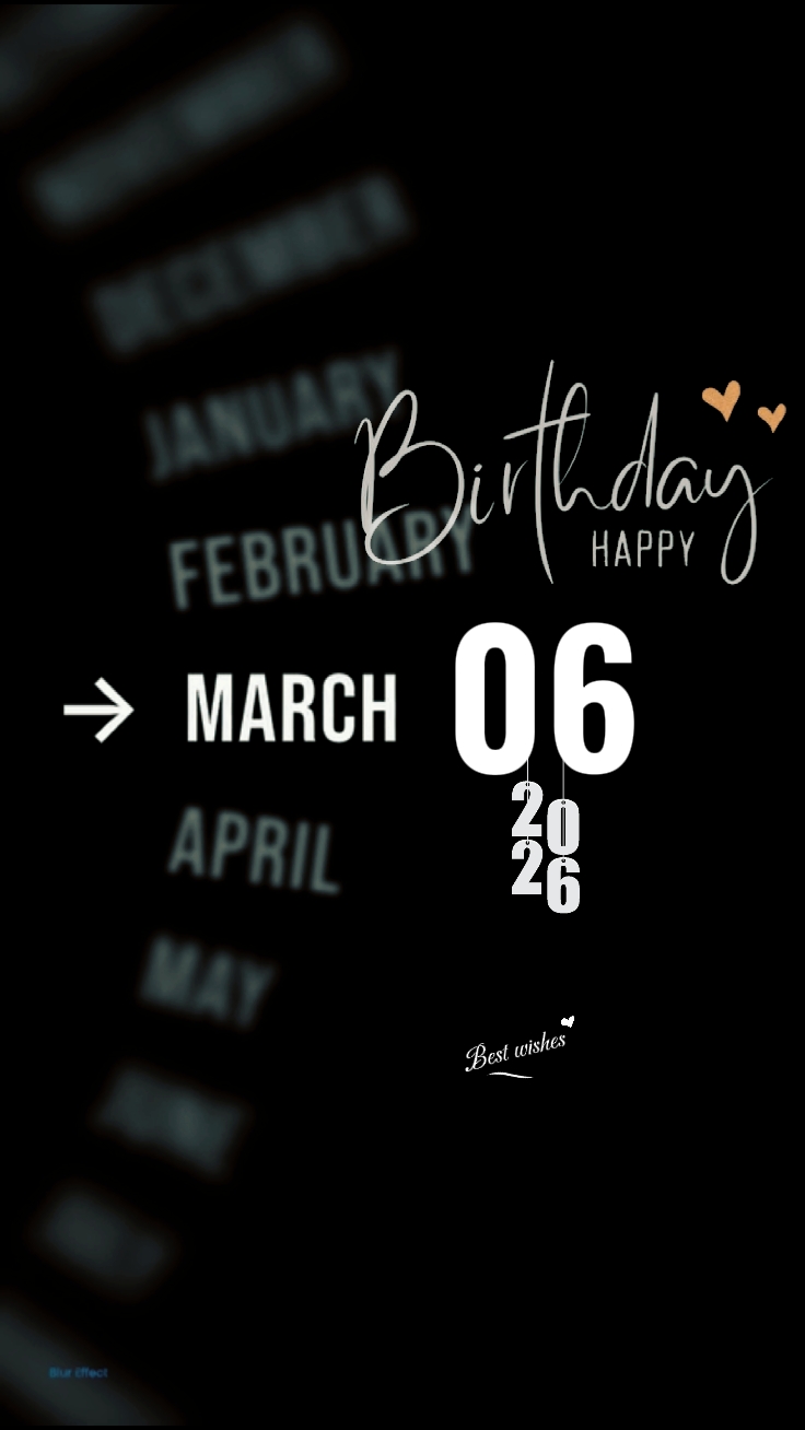 HBD 06 MARCH 2026