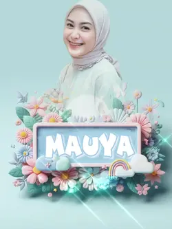 frame nama cantik