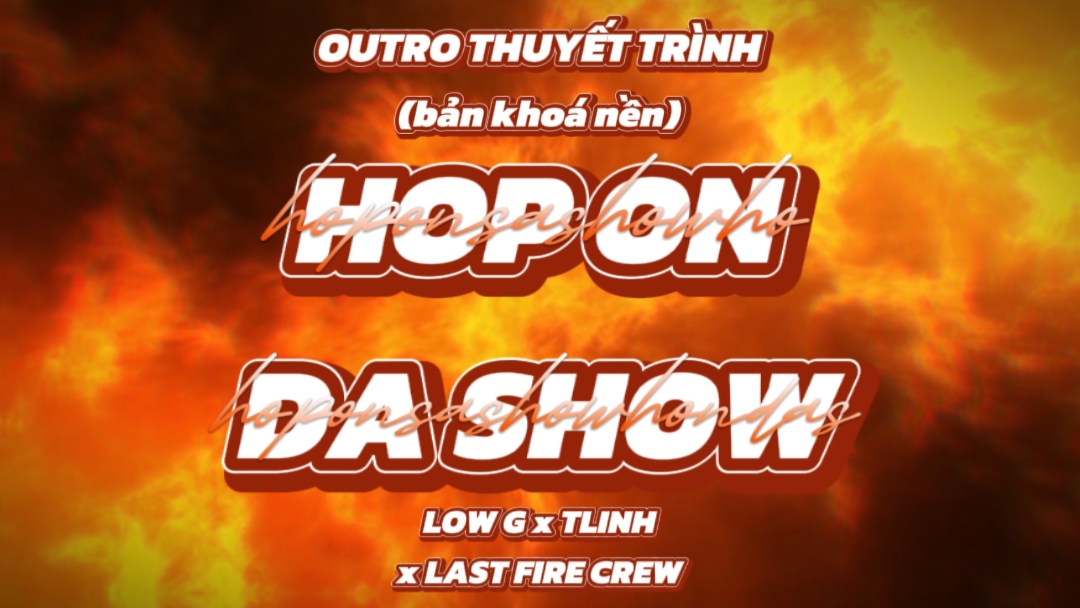 OUTRO THUYẾT TRÌNH 1