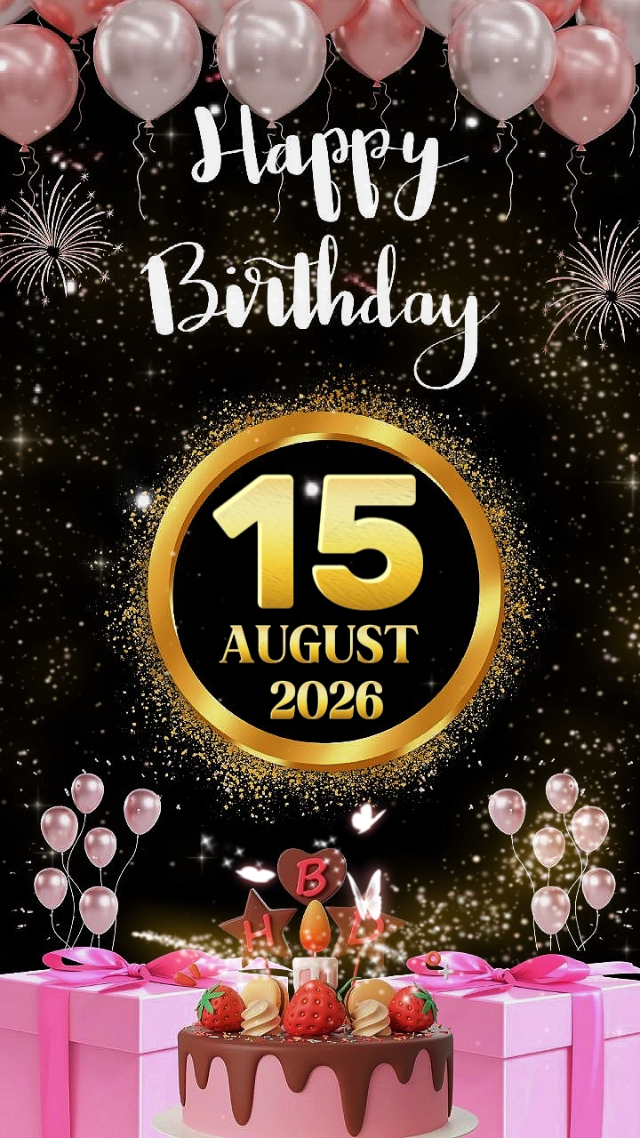 HBD 15 August 2026