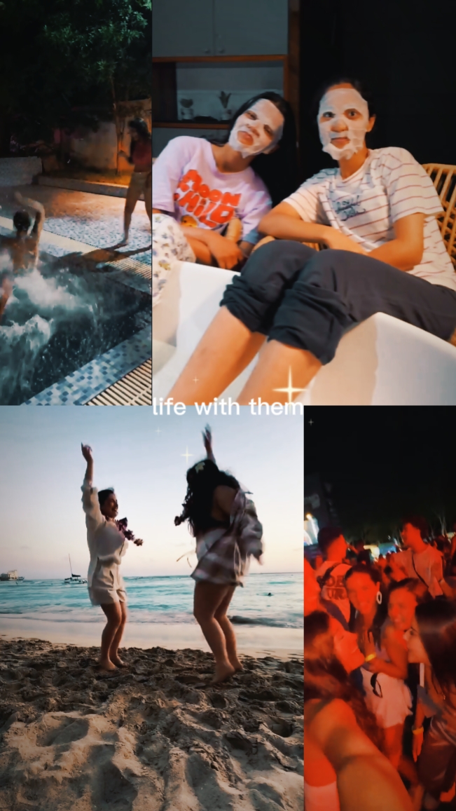 la vie avec / eux