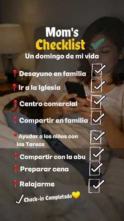 Mom check list