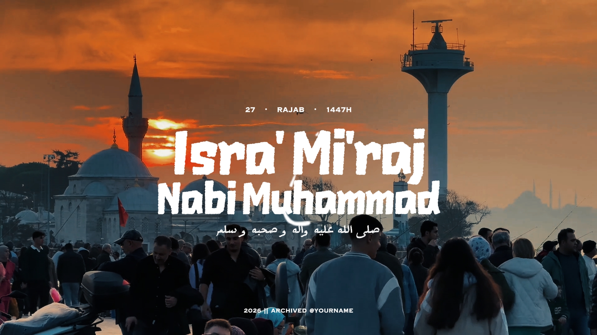 ISRA MI 'RAJ VLOG