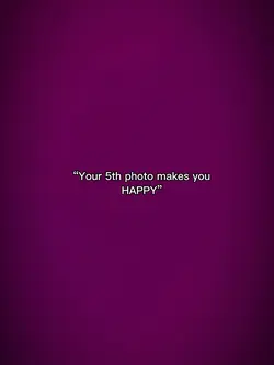 your 5th photo 