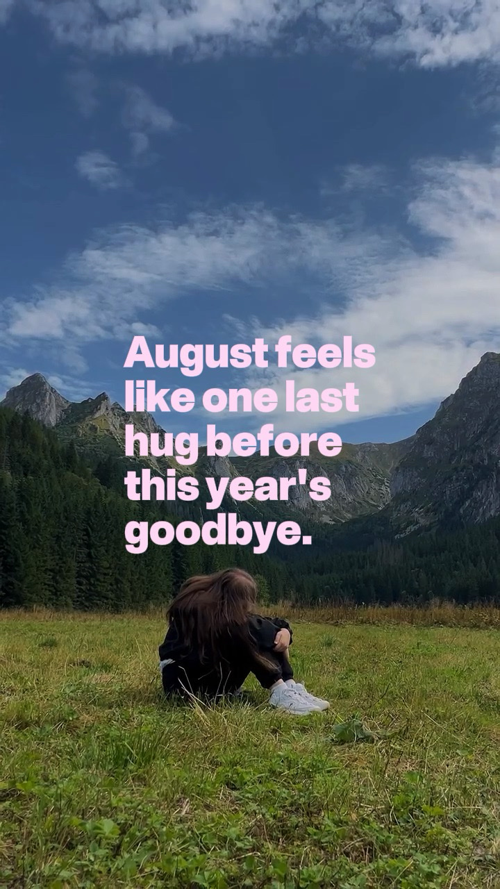 Adiós agosto