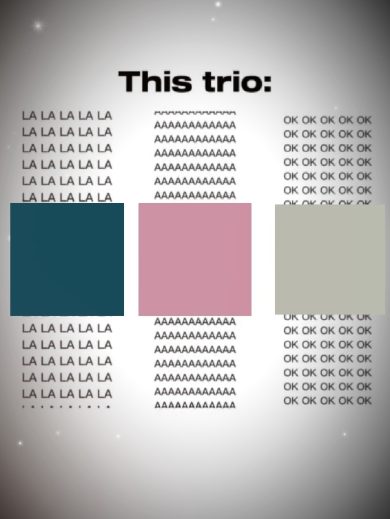 this trio