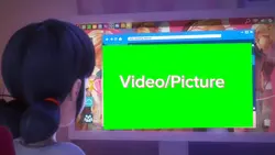 What she watching?