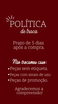 política de troca