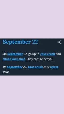 22 September
