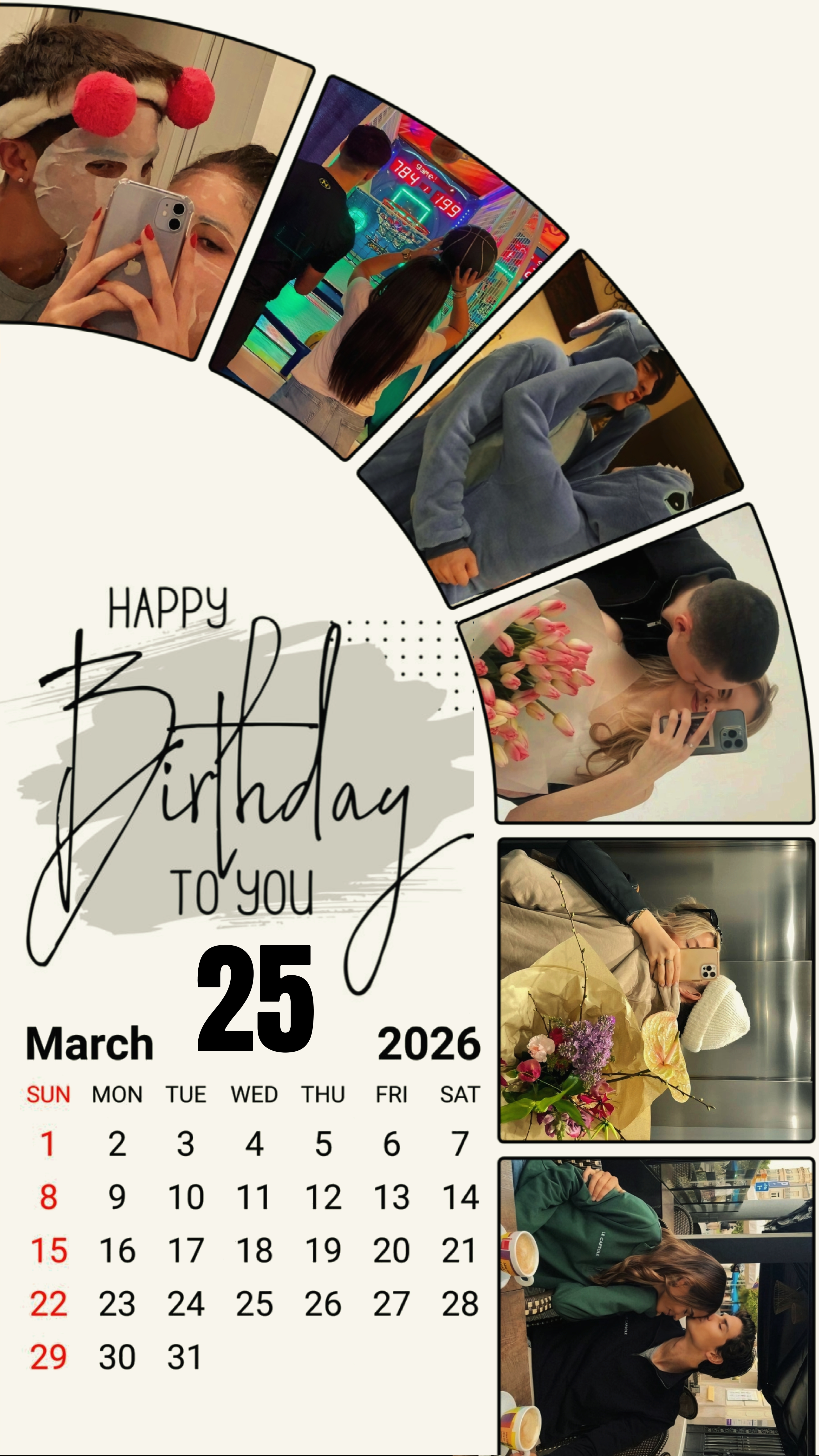 Selamat ulang tahun 25 Maret