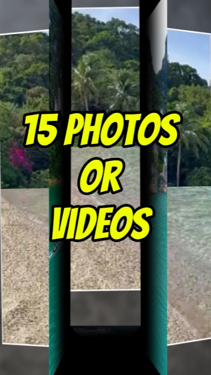 15 photos or videos 