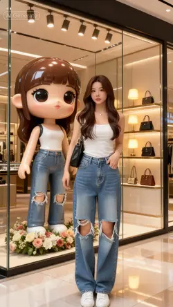 3D-Puppendisplay