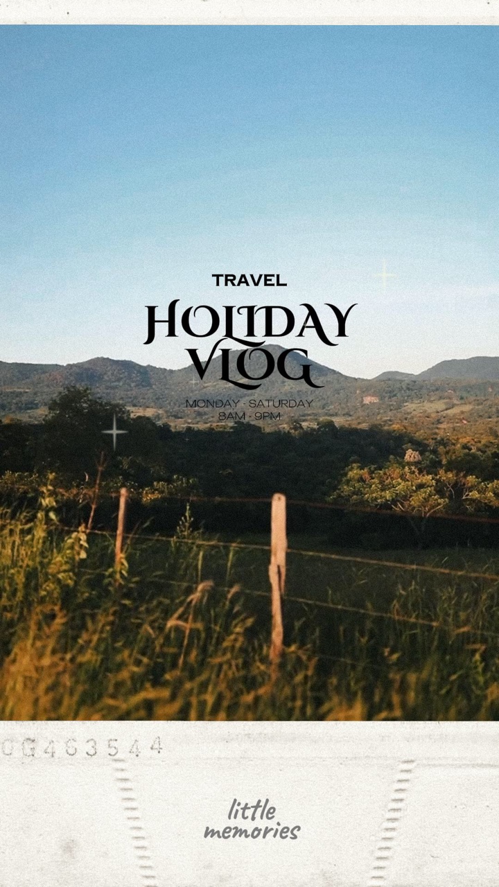 Vlog de férias de viagem