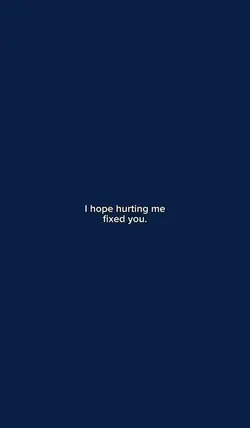 Hurting