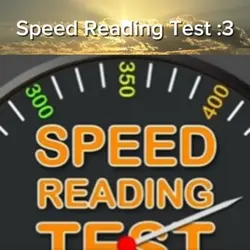 Speed Reading Test