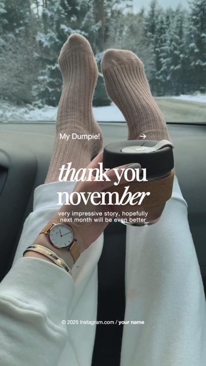 Obrigado novembro