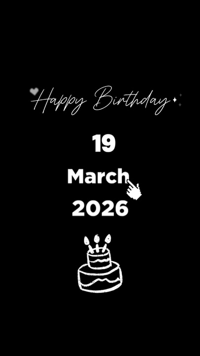 FELIZ CUMPLEAÑOS 19 DE MARZO