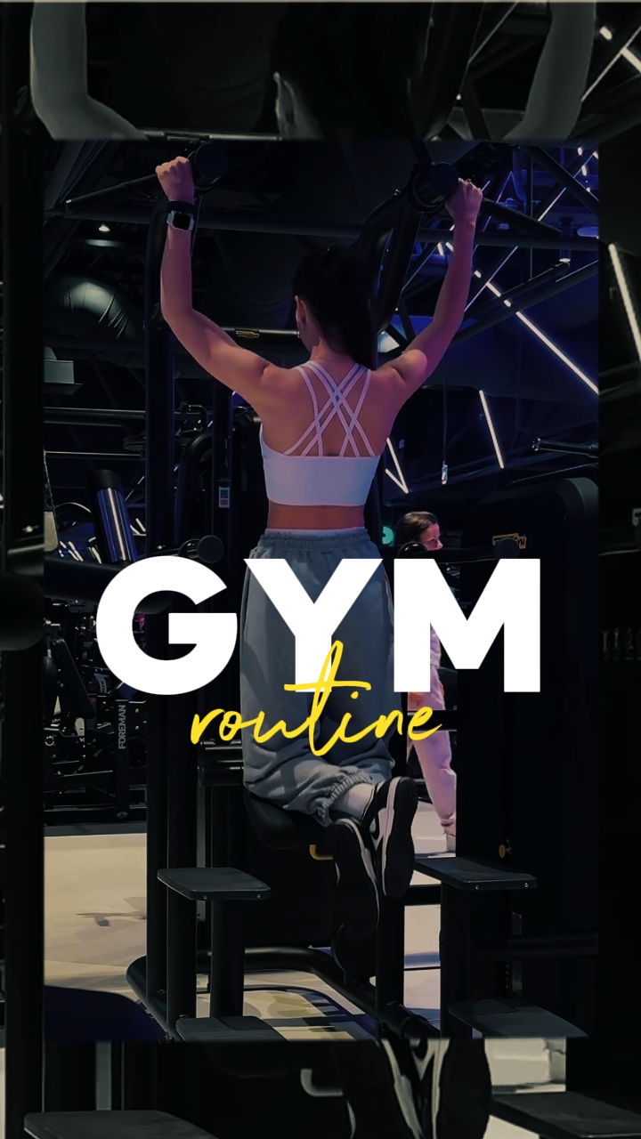 Routine im Fitnessstudio
