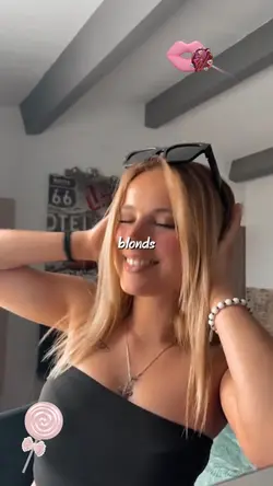 Cheveux blonds