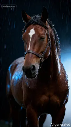 Horse in the Rain