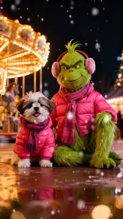 PET WITH GRINCH