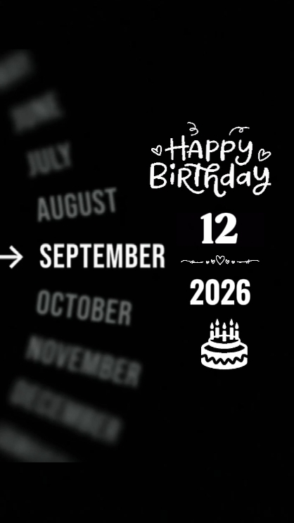 hbd 12 September 