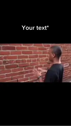 Talking to wall meme