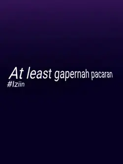 Gak pernah pacaran