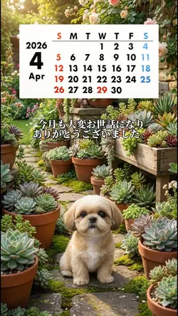 4月カレンダー