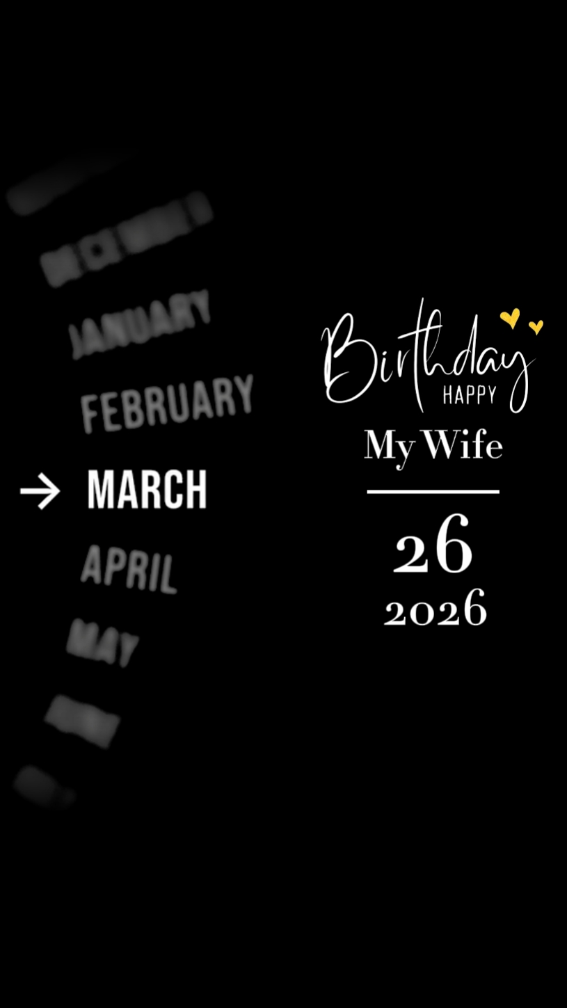 HBD ISTRI SAYA 26 MARET