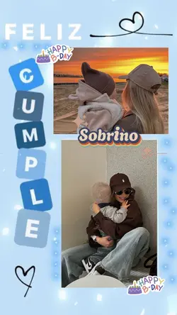 Feliz cumple sobrino