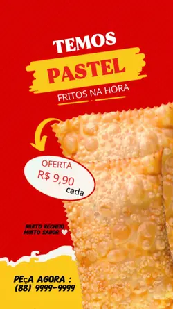 pastel Frito hora 