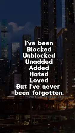 " Never Forgotten "