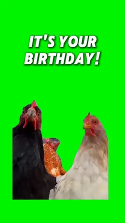 It's your birthday