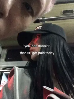 "you look happier"