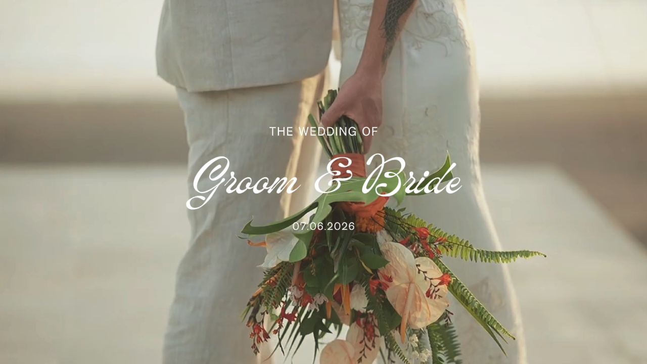 cinématique de mariage