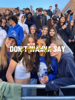 dont wanna say